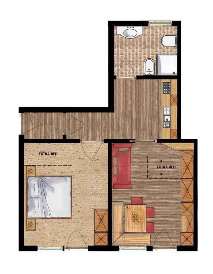 Residence Costa Burjada Colfosco Kültér fotó